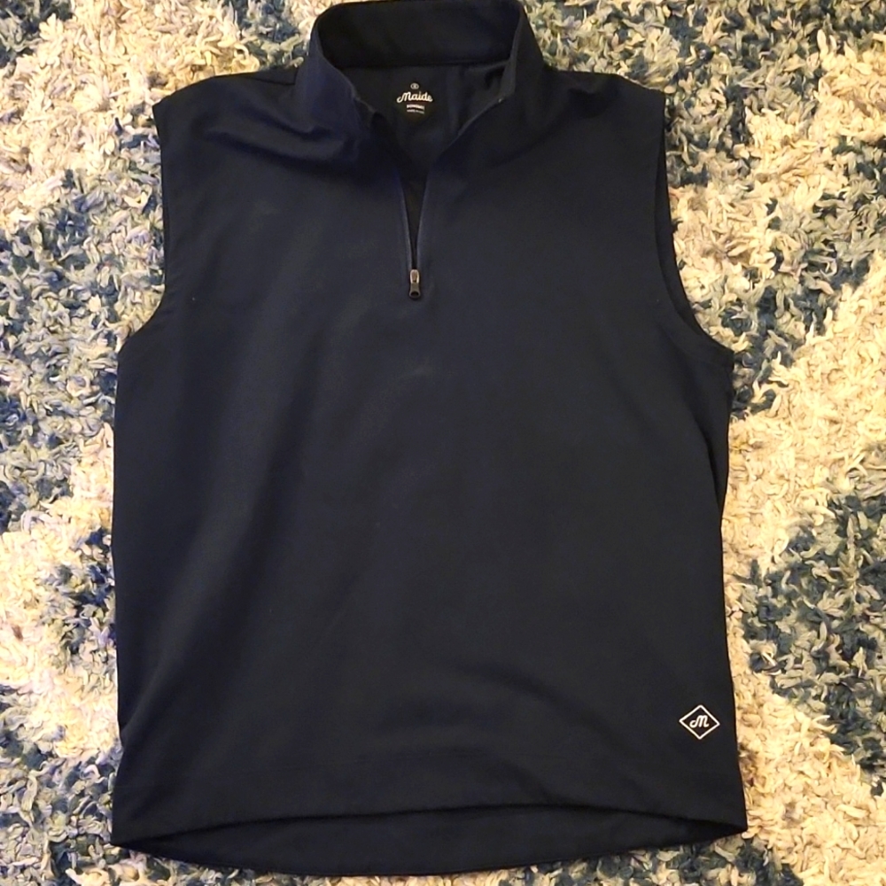 Bonobos - maide golf vest navy medium